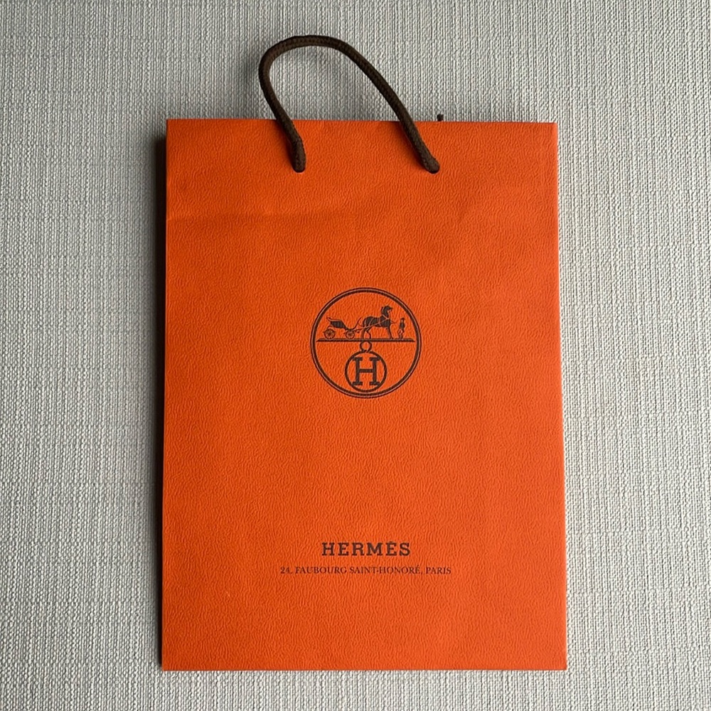 Hermes empty medium gift paper bag